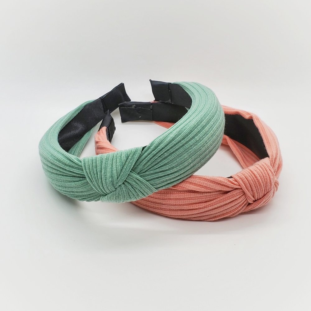 💜 Cotton Fabric Knot Headband Women Kid Hair 💜